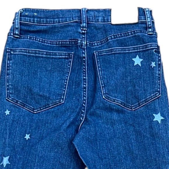 Madewell Cali Demi-Boot Jeans: Star Edition Style# AA898 Size 27 - Picture 4 of 9
